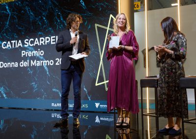 A Catia Scarpelli il PremioDonna del Marmo 2021